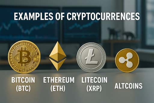 Examples of Cryptocurrencies